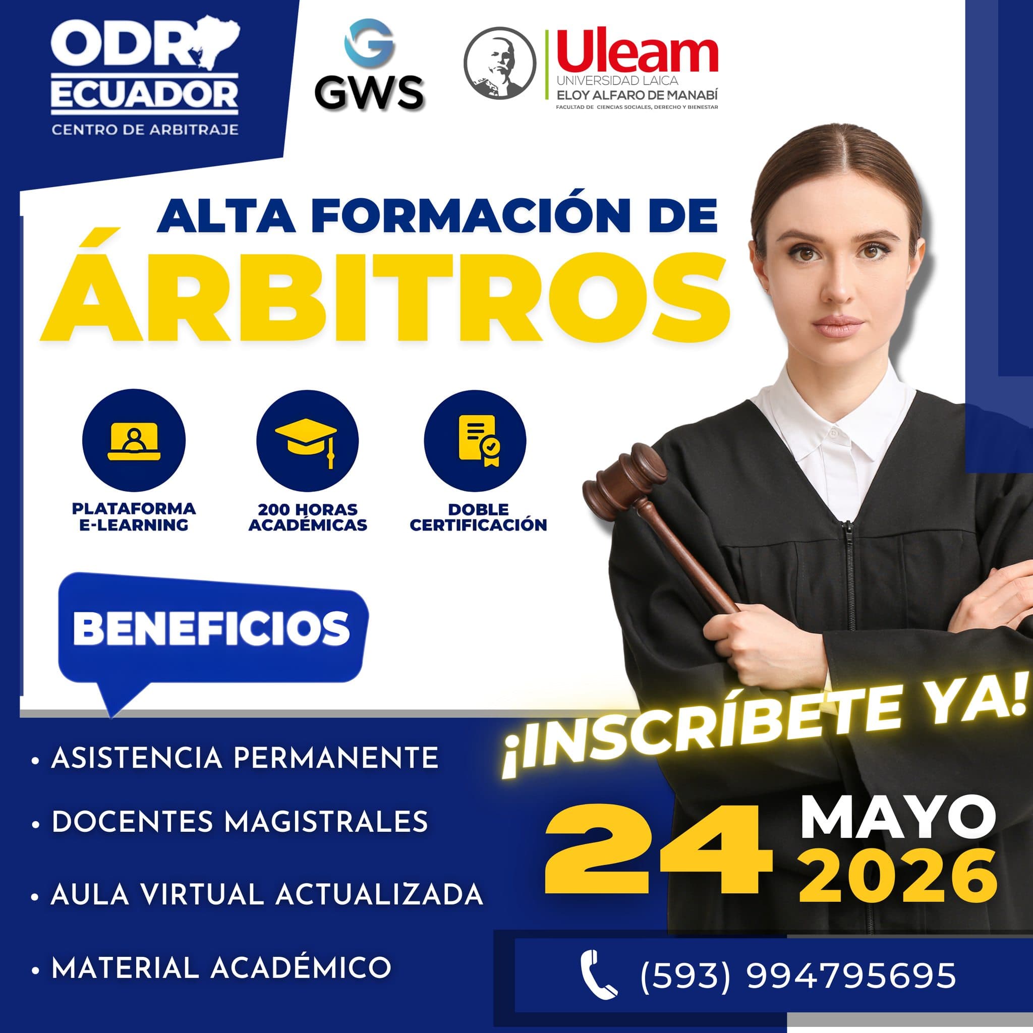 ¡Atención Profesionales del Derecho y Estudiantes! – Curso Alta Formación de Árbitros – foto 1